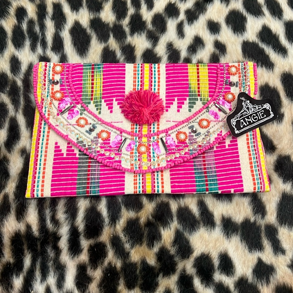 NWT Angie Boho clutch